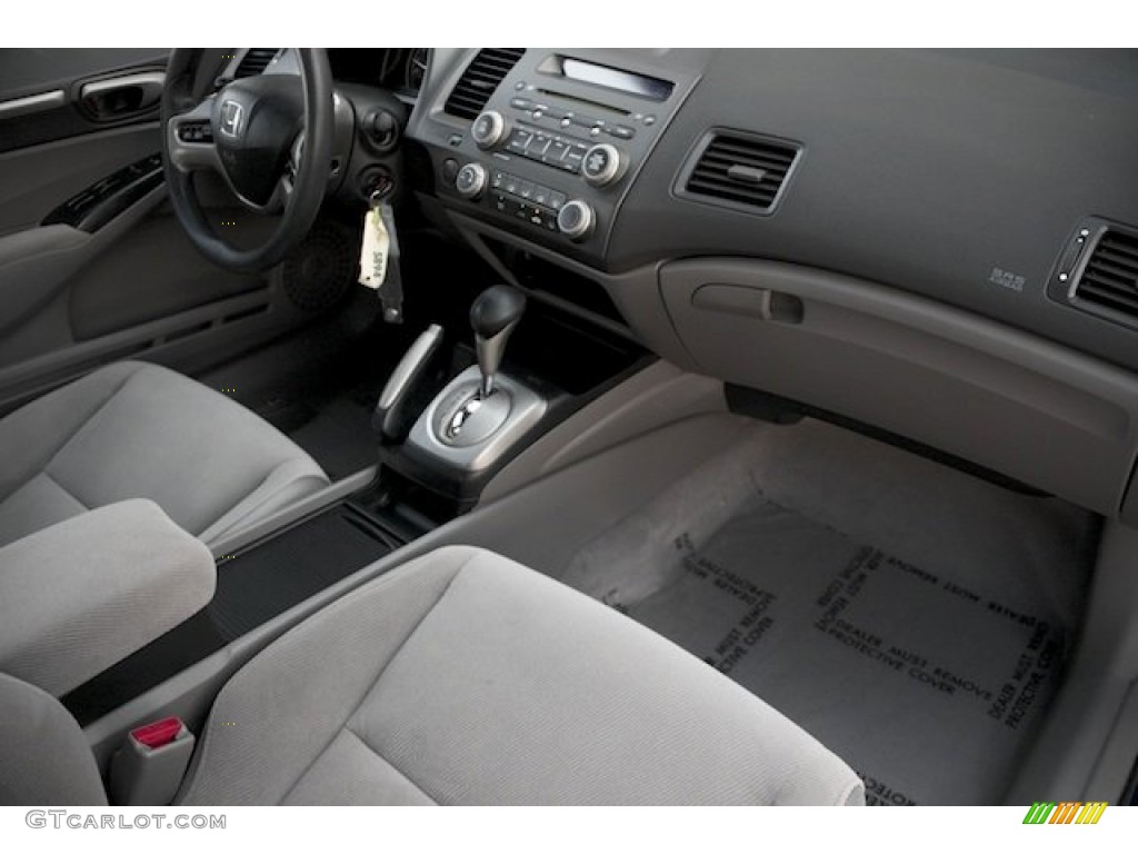 2008 Civic EX Sedan - Atomic Blue Metallic / Gray photo #21