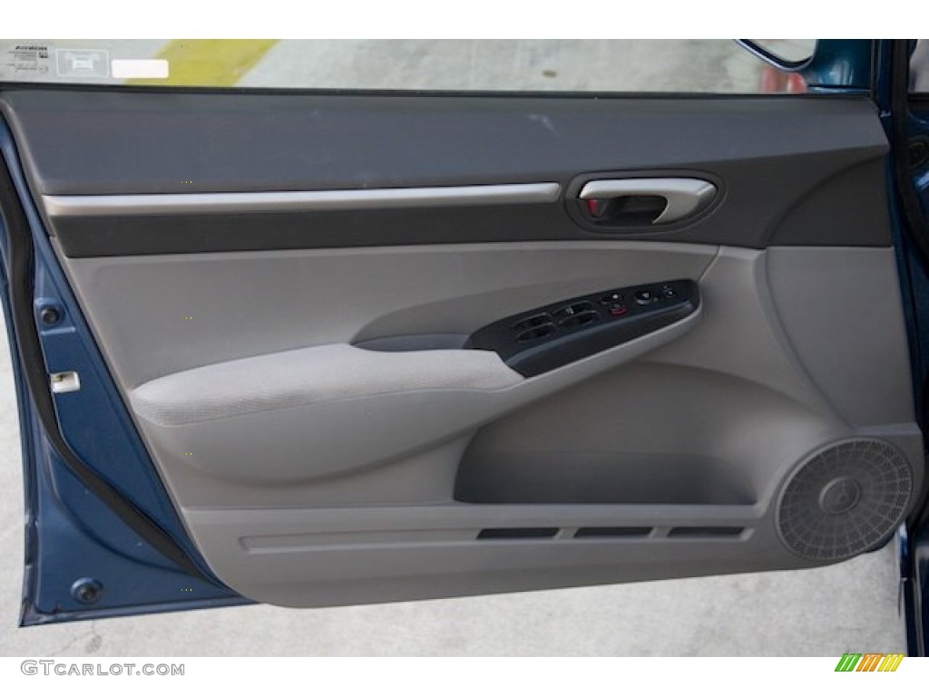 2008 Civic EX Sedan - Atomic Blue Metallic / Gray photo #24