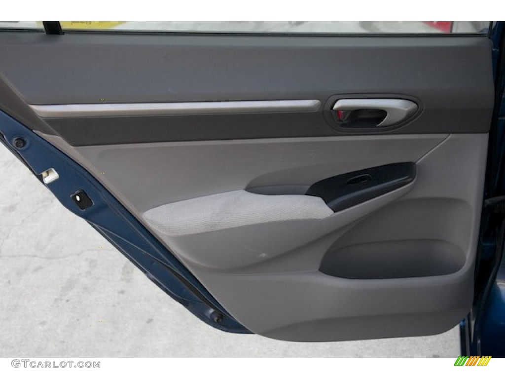 2008 Civic EX Sedan - Atomic Blue Metallic / Gray photo #25