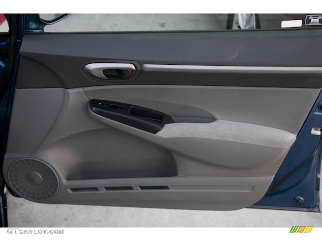 2008 Civic EX Sedan - Atomic Blue Metallic / Gray photo #27