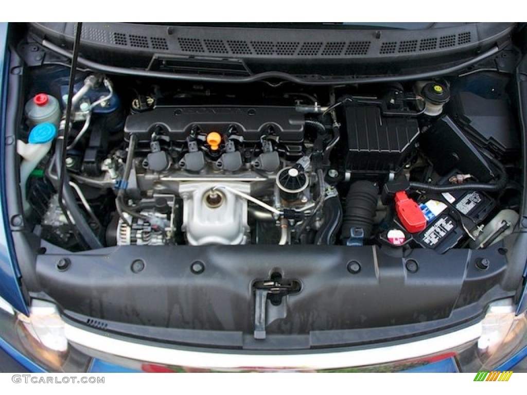 2008 Civic EX Sedan - Atomic Blue Metallic / Gray photo #28