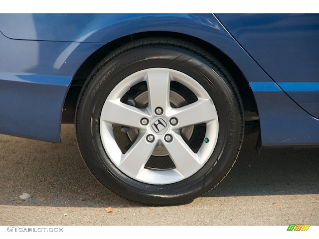 2008 Civic EX Sedan - Atomic Blue Metallic / Gray photo #31