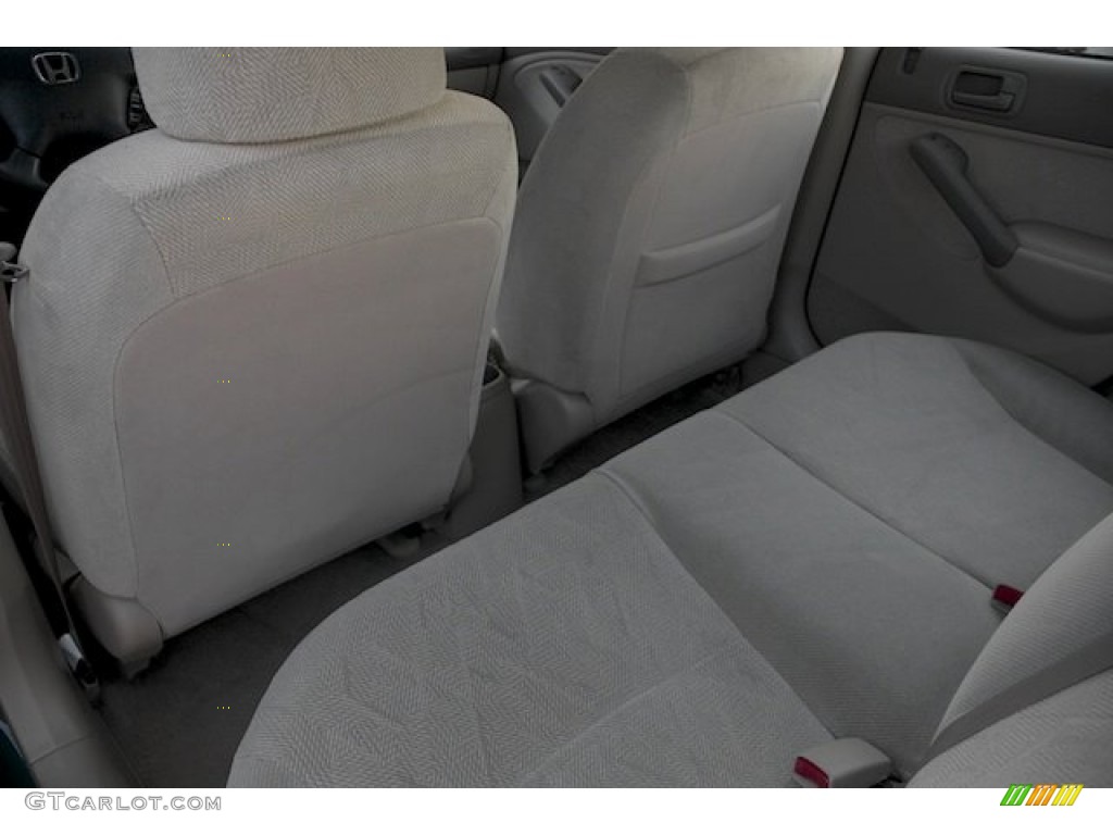 2001 Civic LX Sedan - Clover Green / Beige photo #14