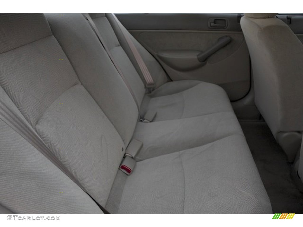 2001 Civic LX Sedan - Clover Green / Beige photo #16