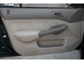 Beige 2001 Honda Civic LX Sedan Door Panel