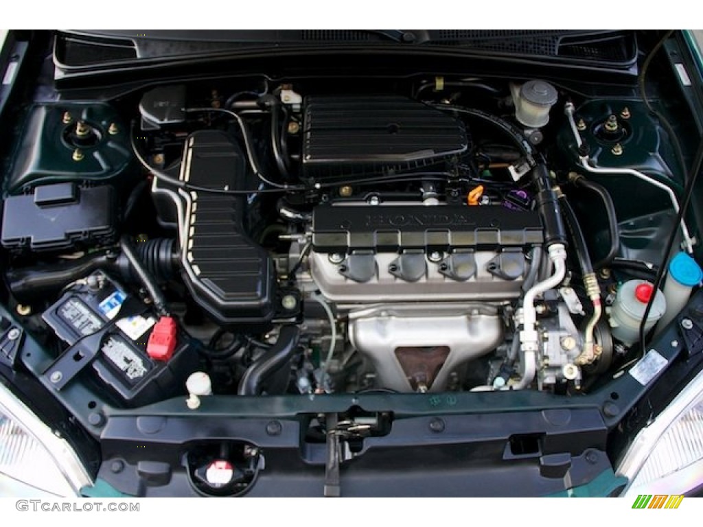 2001 Civic LX Sedan - Clover Green / Beige photo #27