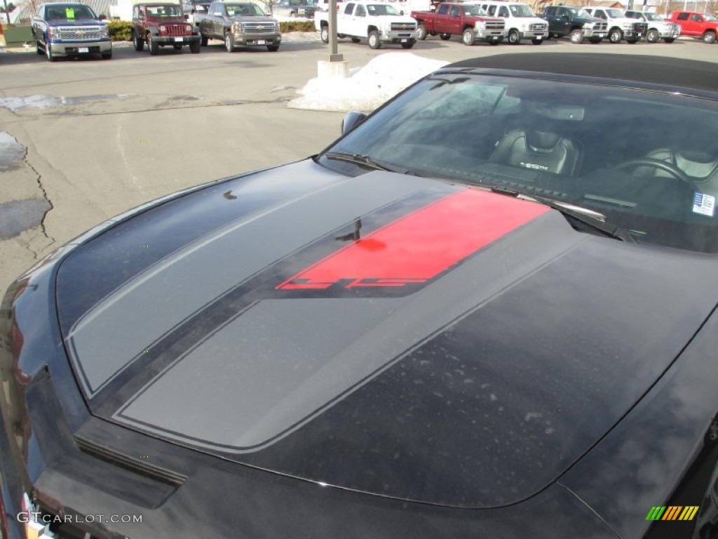 2012 Camaro SS 45th Anniversary Edition Convertible - Carbon Flash Metallic / Jet Black photo #13