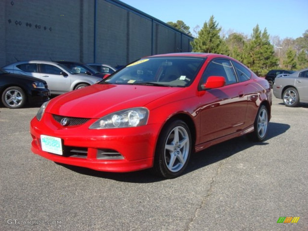 2006 RSX Type S Sports Coupe - Milano Red / Titanium photo #11