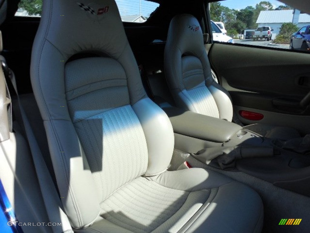 2004 Corvette Convertible - LeMans Blue Metallic / Light Oak photo #11