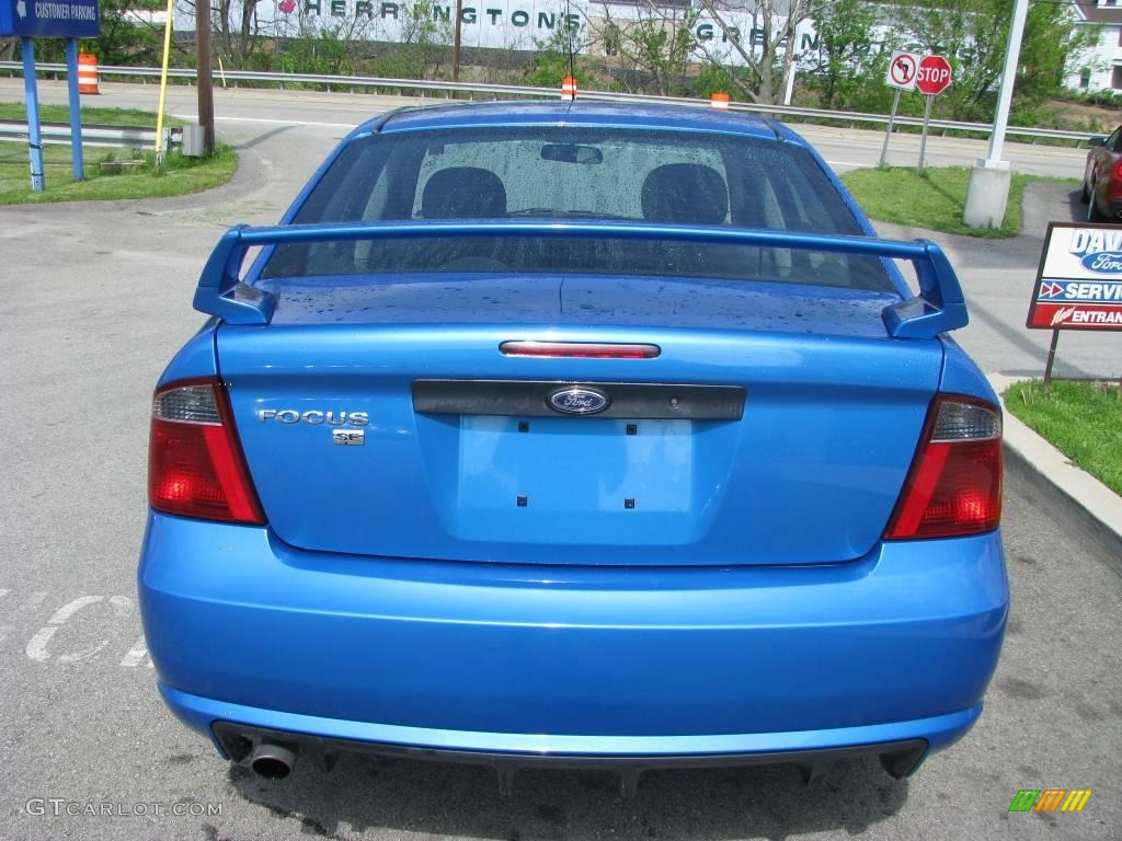 Aqua Blue Metallic 2007 Ford Focus ZX4 SE Sedan Exterior Photo #8985978