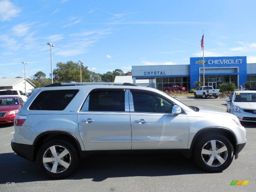 2010 Acadia SLT - Silver Green Metallic / Ebony photo #11
