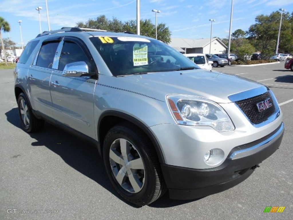 2010 Acadia SLT - Silver Green Metallic / Ebony photo #12