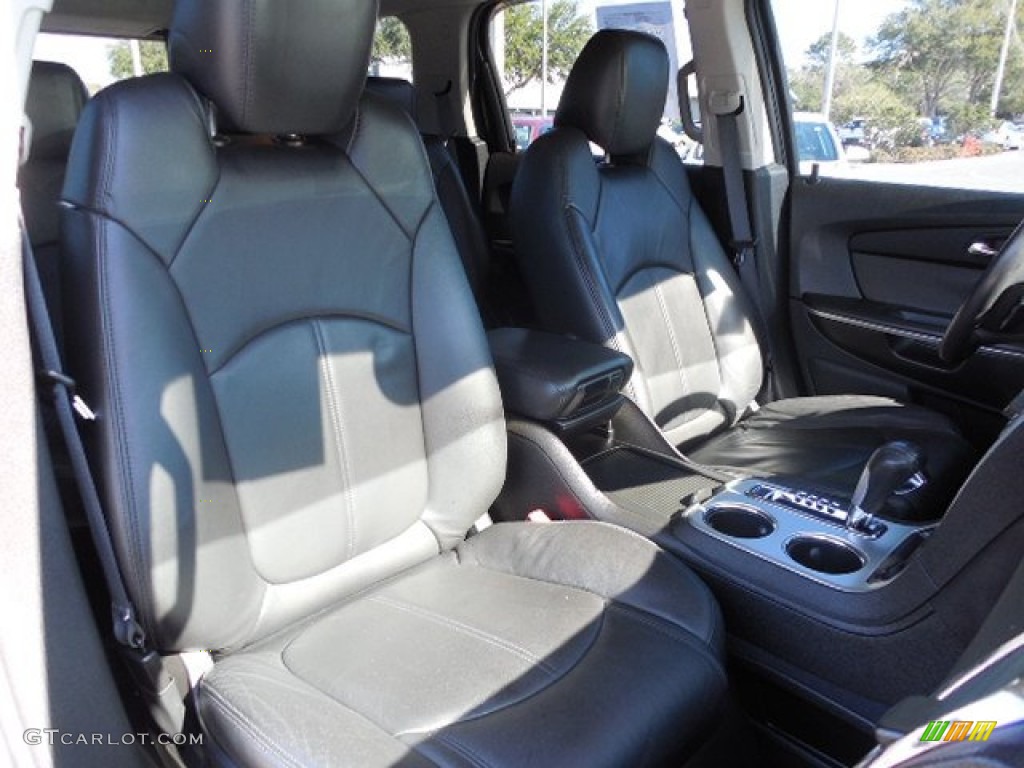 2010 Acadia SLT - Silver Green Metallic / Ebony photo #14