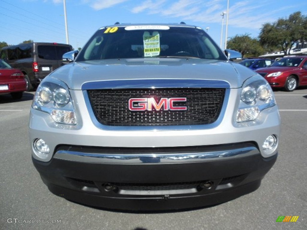 2010 Acadia SLT - Silver Green Metallic / Ebony photo #15