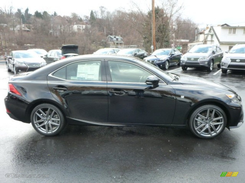 Obsidian Black 2014 Lexus IS 250 F Sport AWD Exterior Photo #89860303