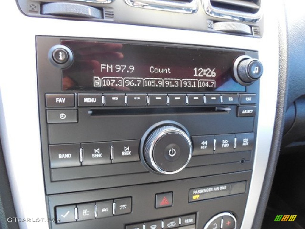 2010 Acadia SLT - Silver Green Metallic / Ebony photo #21