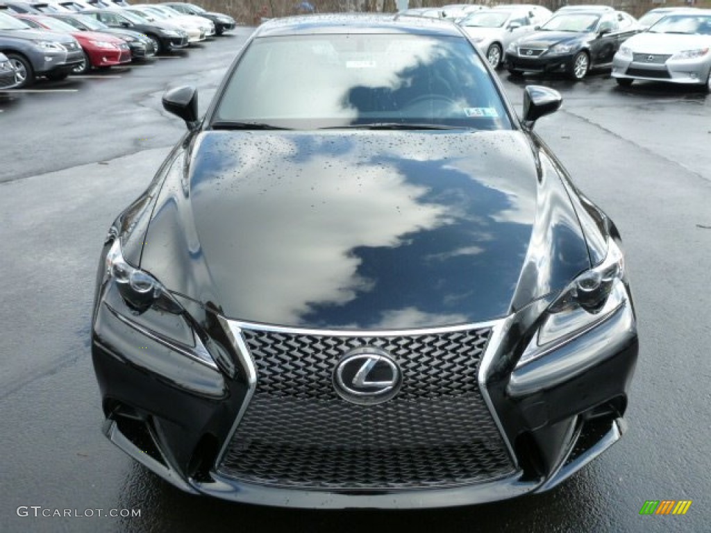 Obsidian Black 2014 Lexus IS 250 F Sport AWD Exterior Photo #89860350