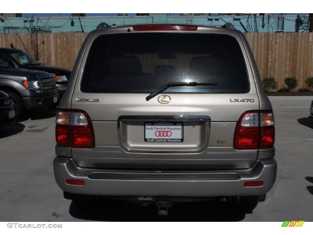 2001 LX 470 - Golden Pearl Metallic / Ivory photo #8