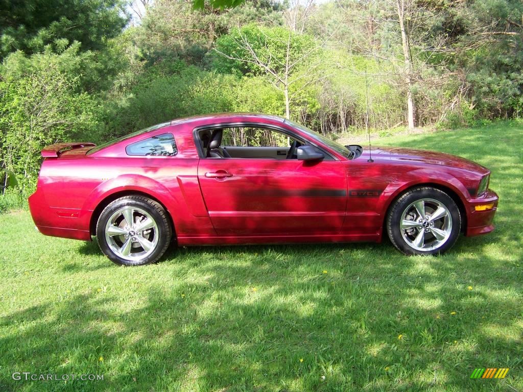 2007 Mustang GT Premium Coupe - Redfire Metallic / Black/Dove Accent photo #4
