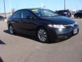 2009 Crystal Black Pearl Honda Civic EX Sedan  photo #9