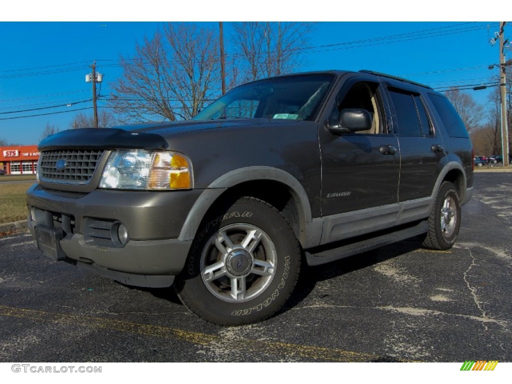 2002 Explorer XLT 4x4 - Harvest Gold Metallic / Medium Parchment photo #1