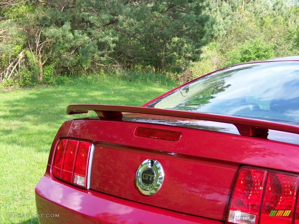 2007 Mustang GT Premium Coupe - Redfire Metallic / Black/Dove Accent photo #15