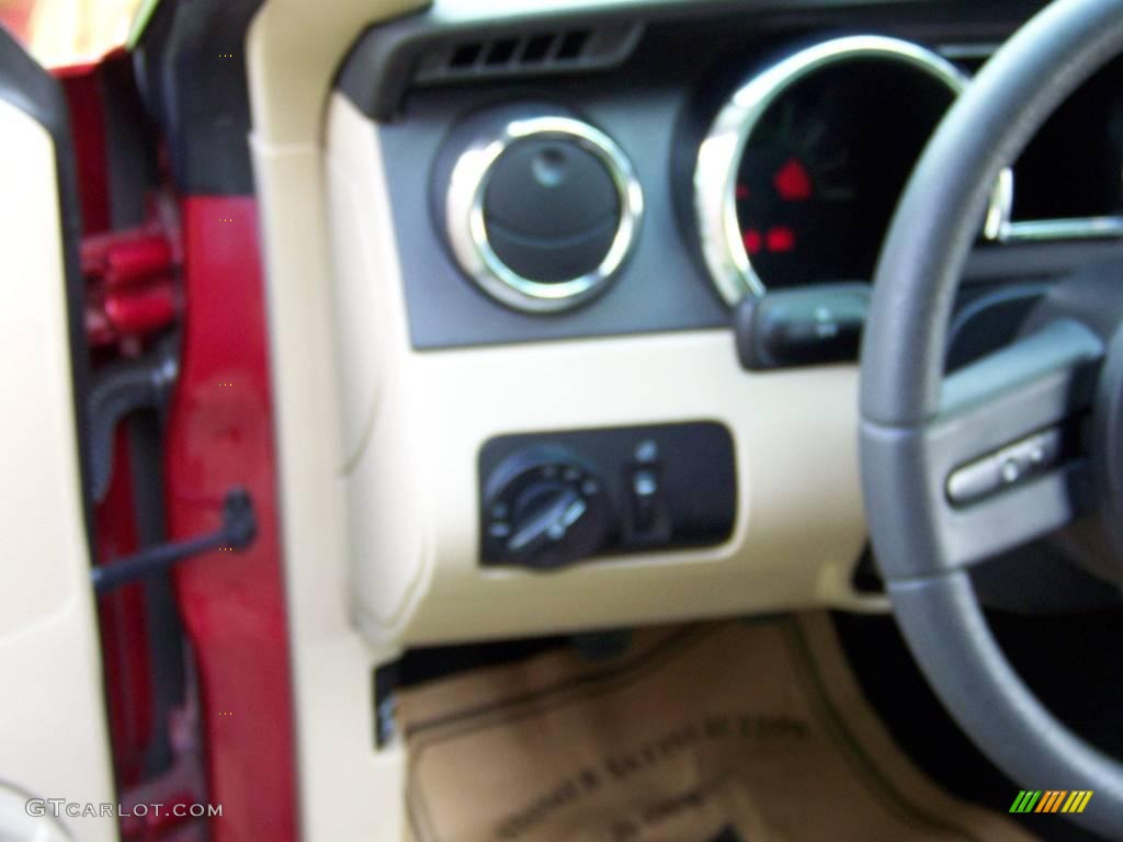 2007 Mustang GT Premium Coupe - Redfire Metallic / Black/Dove Accent photo #24