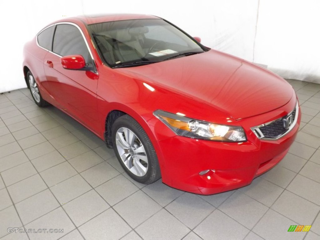 San Marino Red 2009 Honda Accord EX-L Coupe Exterior Photo #89863204