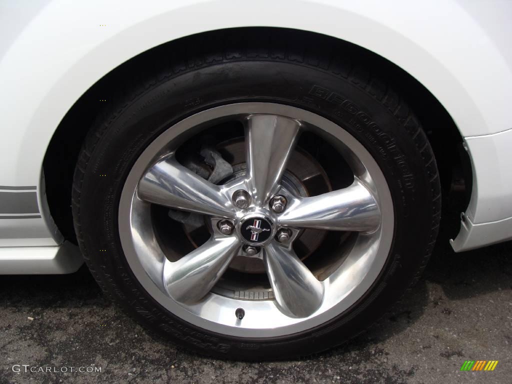 2007 Mustang Shelby GT Coupe - Performance White / Dark Charcoal photo #8