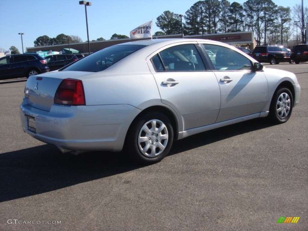 2007 Galant ES - Liquid Silver Metallic / Gray photo #5