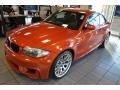 2011 Valencia Orange Metallic BMW 1 Series M Coupe  photo #5