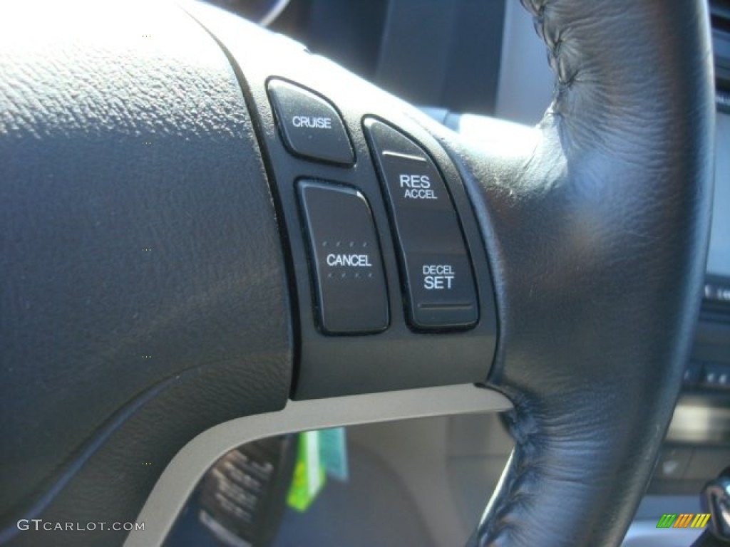 2008 CR-V EX-L 4WD - Glacier Blue Metallic / Gray photo #24