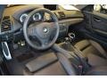 Black 2011 BMW 1 Series M Coupe Interior Color