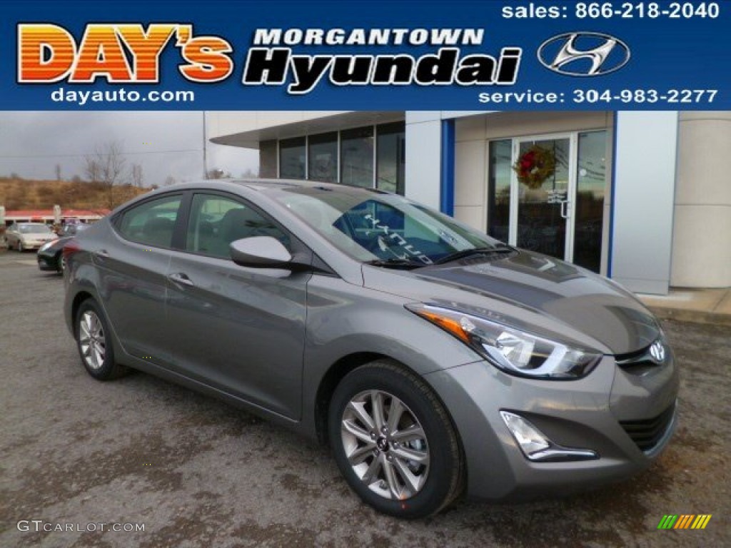 2014 Elantra SE Sedan - Gray / Gray photo #1