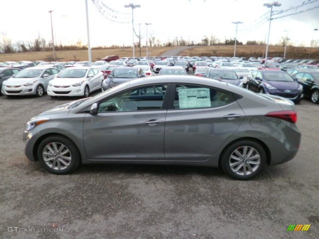 2014 Elantra SE Sedan - Gray / Gray photo #4