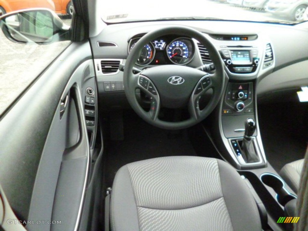 2014 Elantra SE Sedan - Gray / Gray photo #14