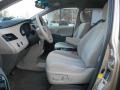 2011 Toyota Sienna Bisque Interior Front Seat Photo