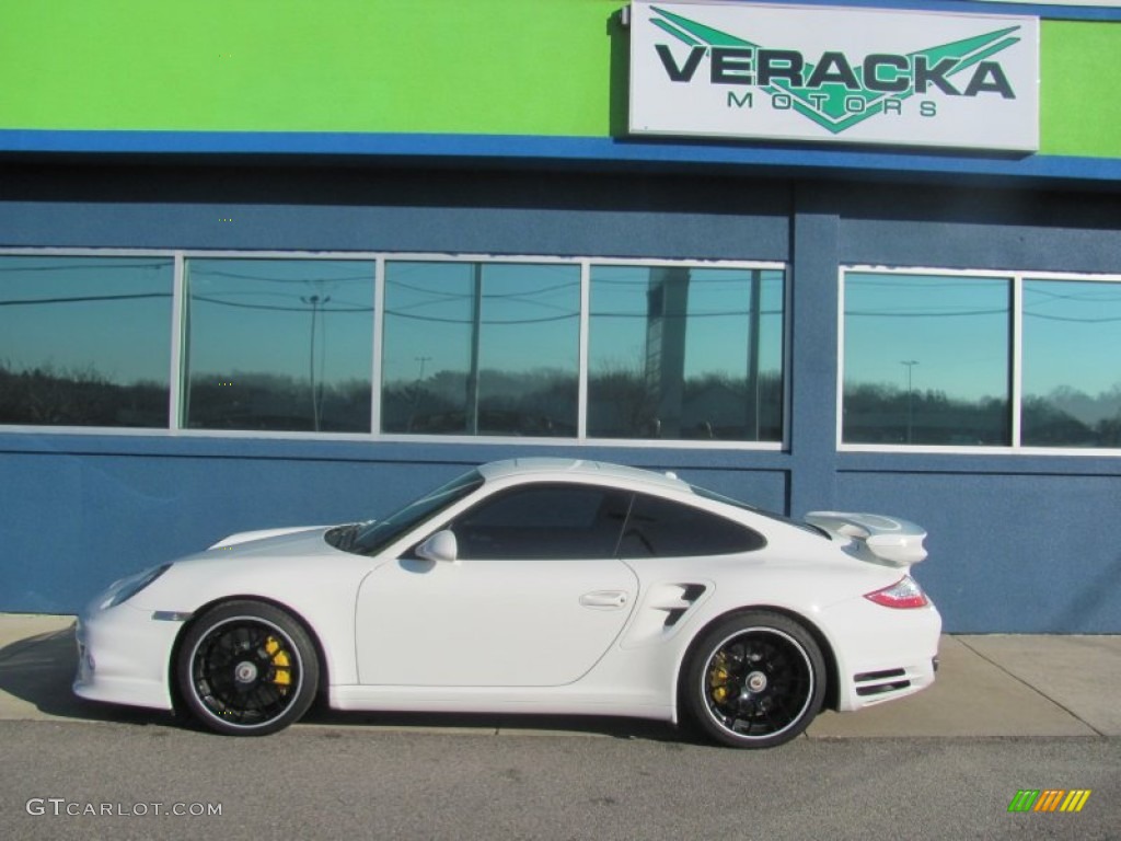 2012 911 Turbo S Coupe - Carrara White / Black photo #2