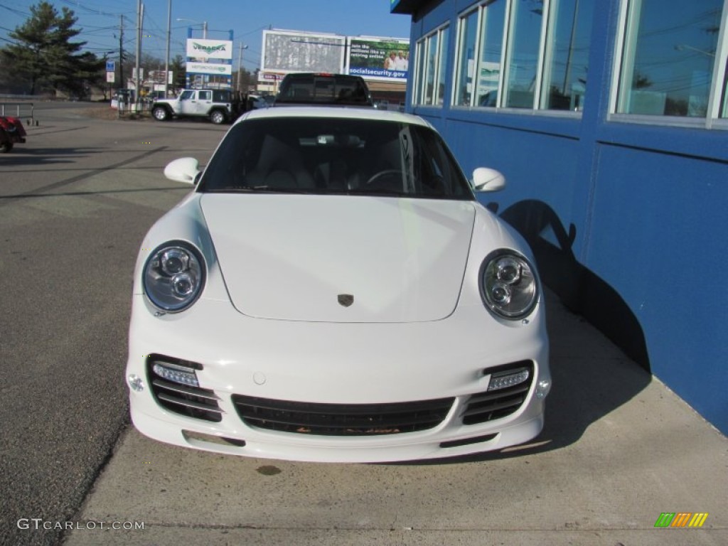 2012 911 Turbo S Coupe - Carrara White / Black photo #8