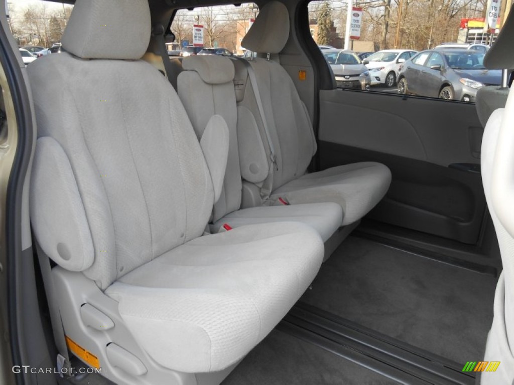 2011 Toyota Sienna LE Rear Seat Photos