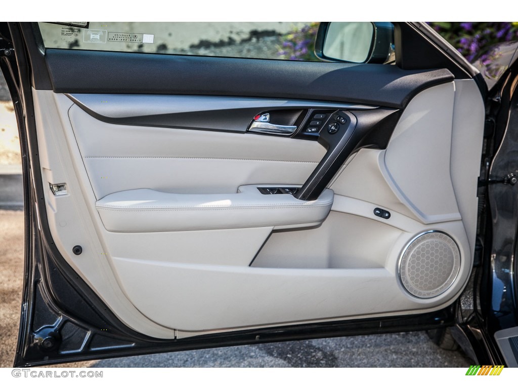 2012 Acura TL 3.5 Technology Taupe Door Panel Photo #89867650