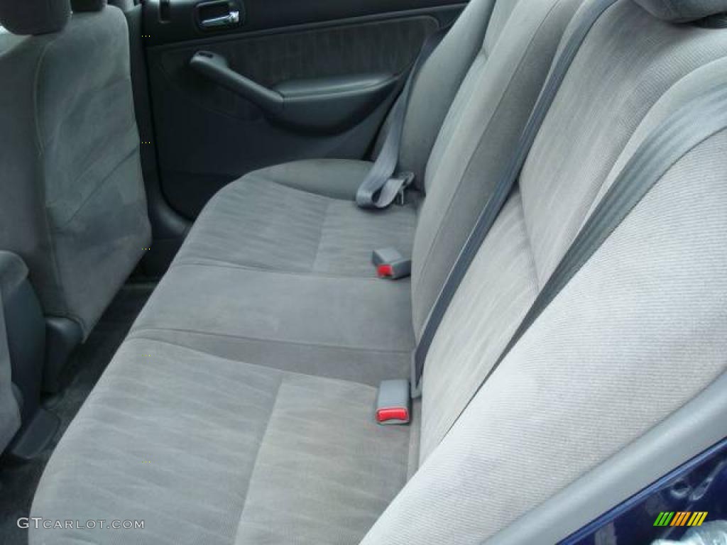 2007 Civic LX Sedan - Royal Blue Pearl / Gray photo #11