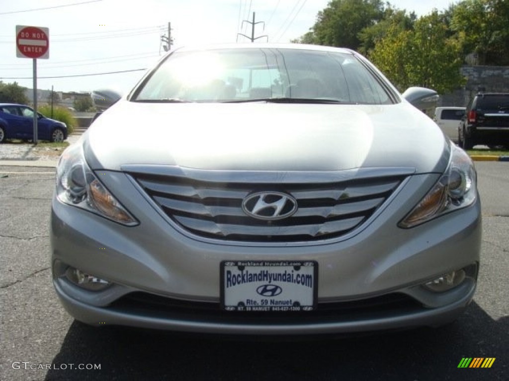 2011 Sonata Limited - Radiant Silver / Gray photo #2