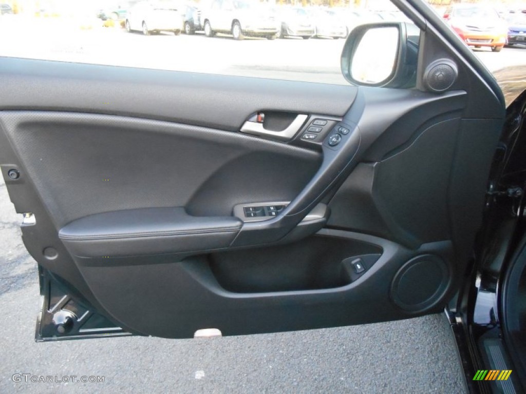 2009 TSX Sedan - Crystal Black Pearl / Ebony photo #7