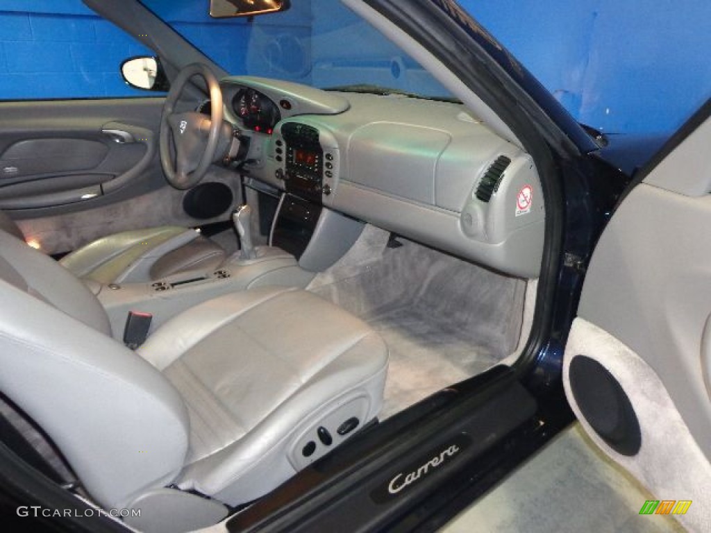 2000 911 Carrera Cabriolet - Ocean Blue Metallic / Graphite Grey photo #19