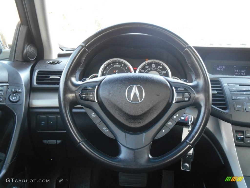 2009 TSX Sedan - Crystal Black Pearl / Ebony photo #13