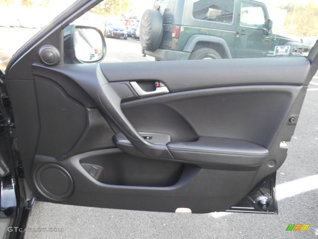 2009 TSX Sedan - Crystal Black Pearl / Ebony photo #20