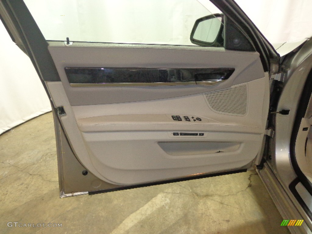 2011 7 Series 750Li xDrive Sedan - Cashmere Silver Metallic / Oyster/Black Nappa Leather photo #18