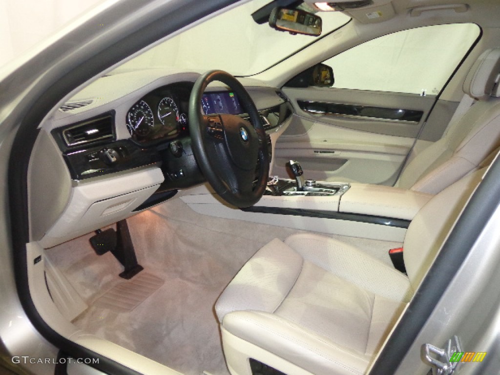 2011 7 Series 750Li xDrive Sedan - Cashmere Silver Metallic / Oyster/Black Nappa Leather photo #19