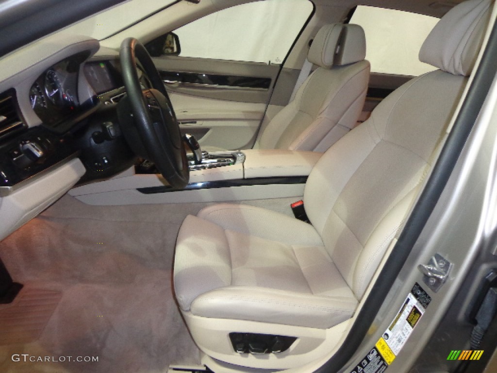 2011 7 Series 750Li xDrive Sedan - Cashmere Silver Metallic / Oyster/Black Nappa Leather photo #20